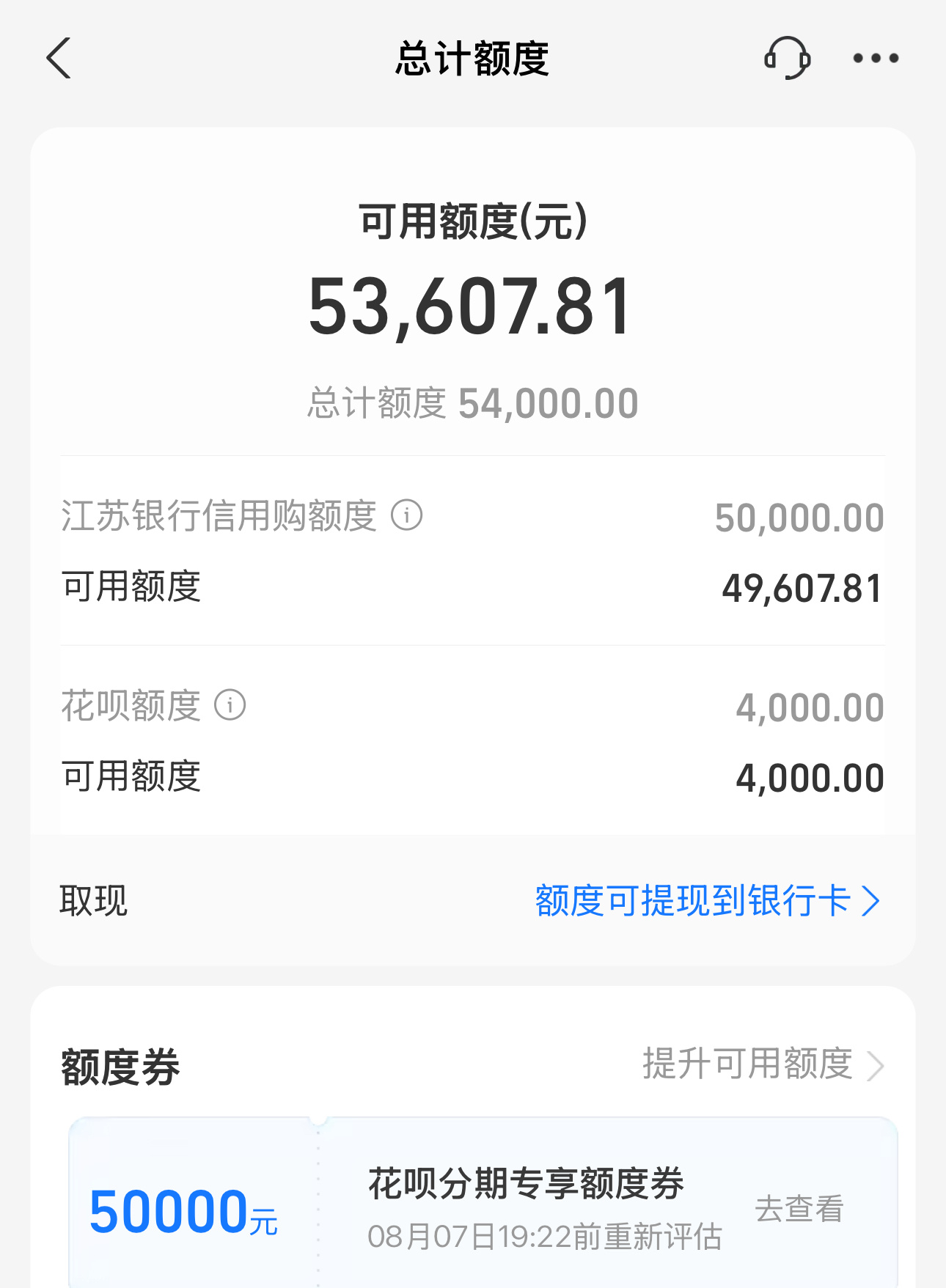花呗额度越高，人品越高 ​​​