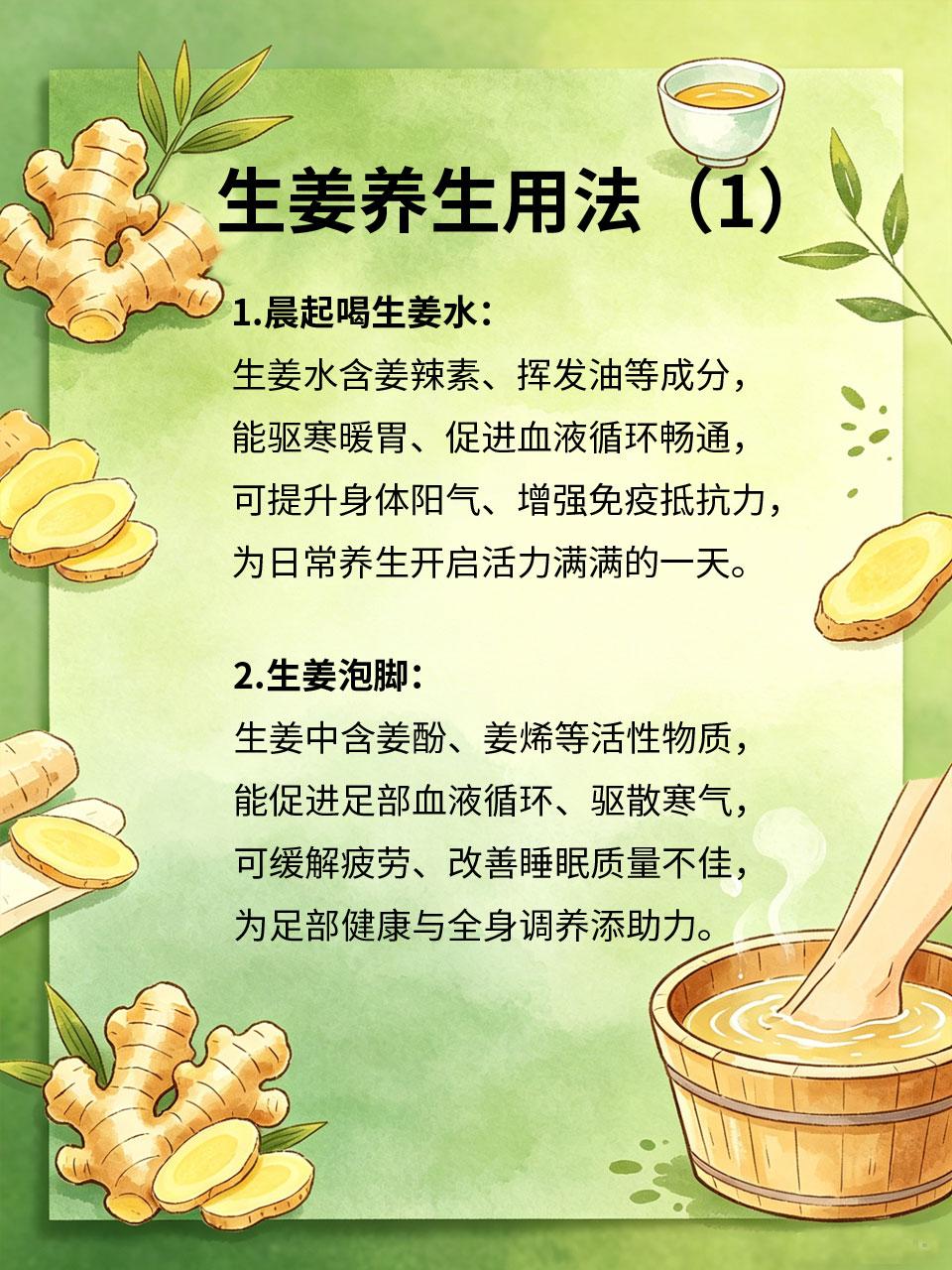 生姜这样用，比吃补品还养人
生姜是厨房常见的食材🫚，很多人只用来炒菜、去腥，却