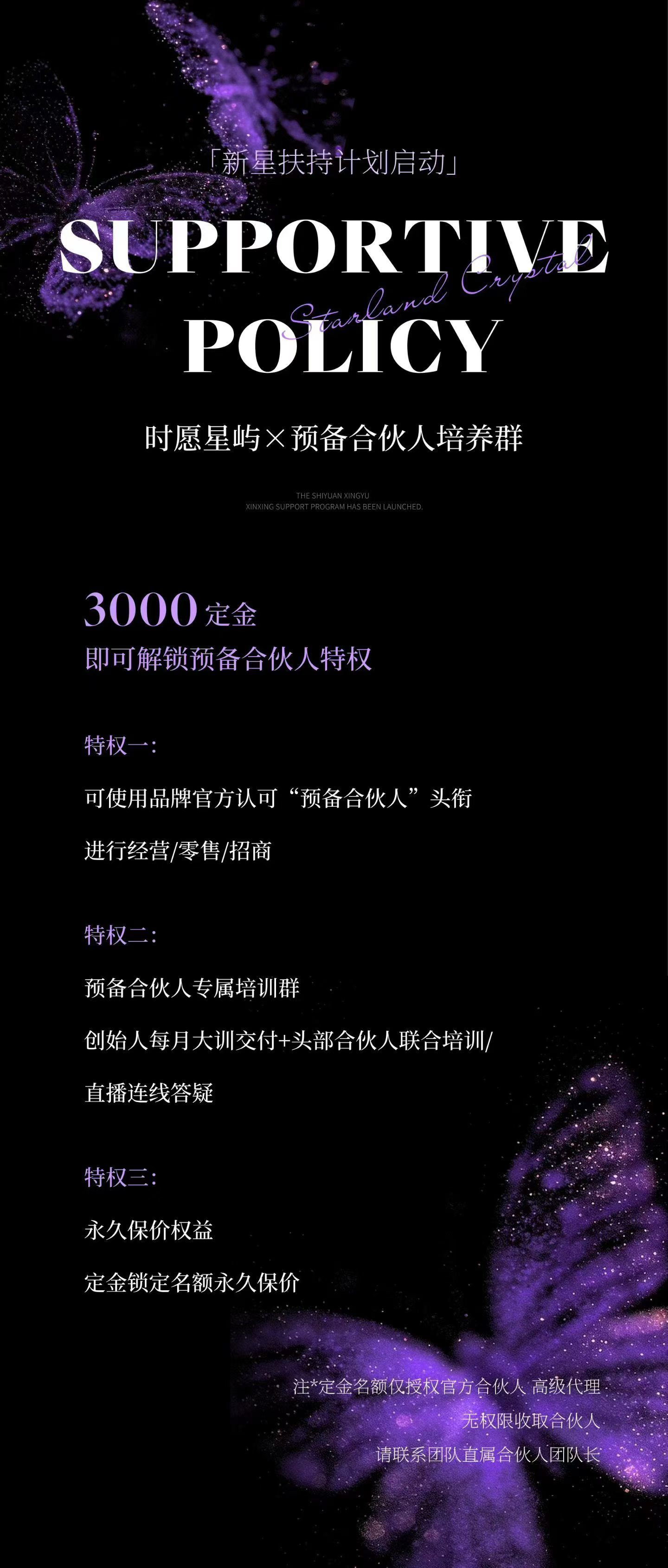 收我派派的3k预备合伙人品牌专门为想上合伙人的宝宝设计的门槛 全力辅助冲刺合伙人