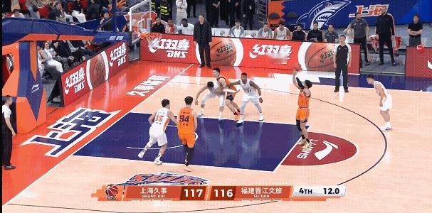 上海男篮最终主场119：116险胜福建男篮，福建男篮一度有最后时刻绝杀上海男篮的