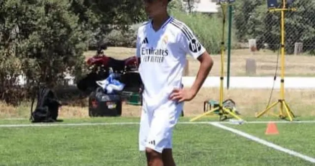 C罗长子随皇马U16训练，有望加盟银河战舰青训？