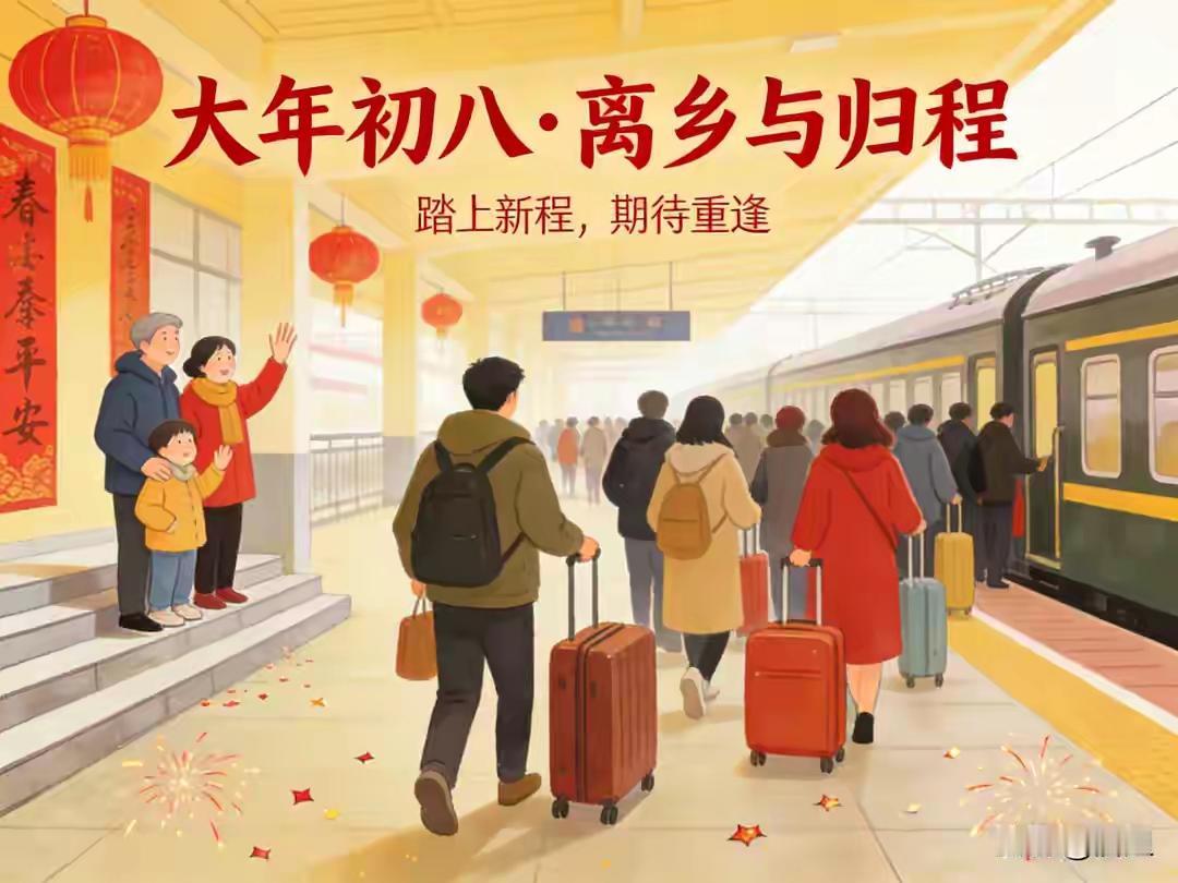 大年初八，离乡与归程，皆是生活的诗行

正月初八，人日刚过，万象更新，金马奔腾。