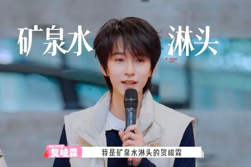 贺峻霖说桃花坞这期神了贺峻霖带着抽象烂梗来了精准控温洗澡水搭配水龙头头像，贺峻霖