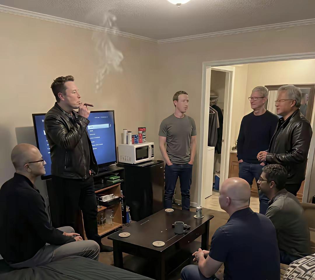 这几位在屋里吹牛，我要是过去倒茶，请问先给谁比较合适？

还有一点，这一屋子人都