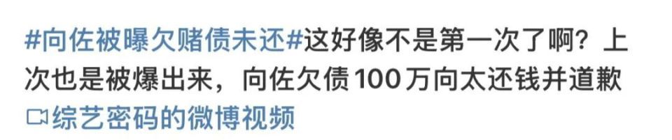 网友偶遇郭碧婷一家在新加坡，女儿正脸首度曝光，被赞神似郭碧婷。向佐被曝欠中国澳门