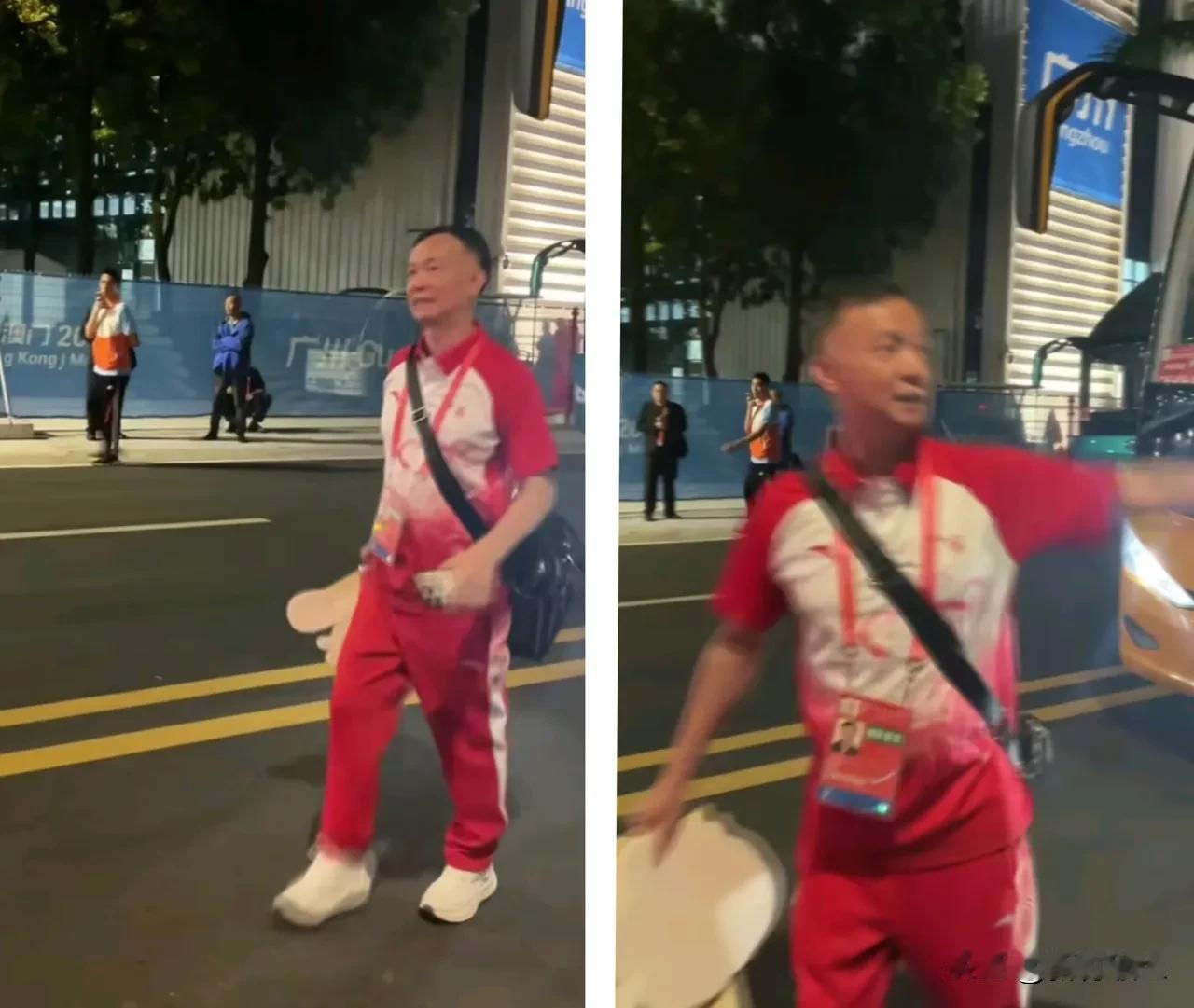 我刷到广东队离开的视频时，眼泪差点掉下来。车外挤得水泄不通，大家举着手机喊婵宝名