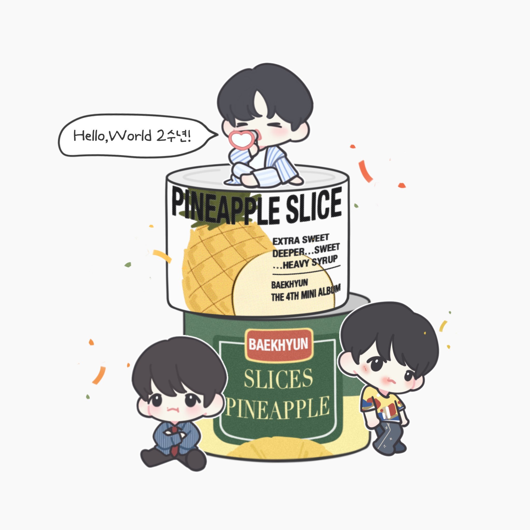 Hello,World两周年🍍🎉©Ooyxyi ​​​
