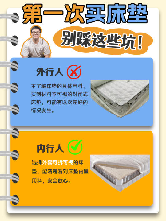 第一次买床垫怎么才能不踩雷？？