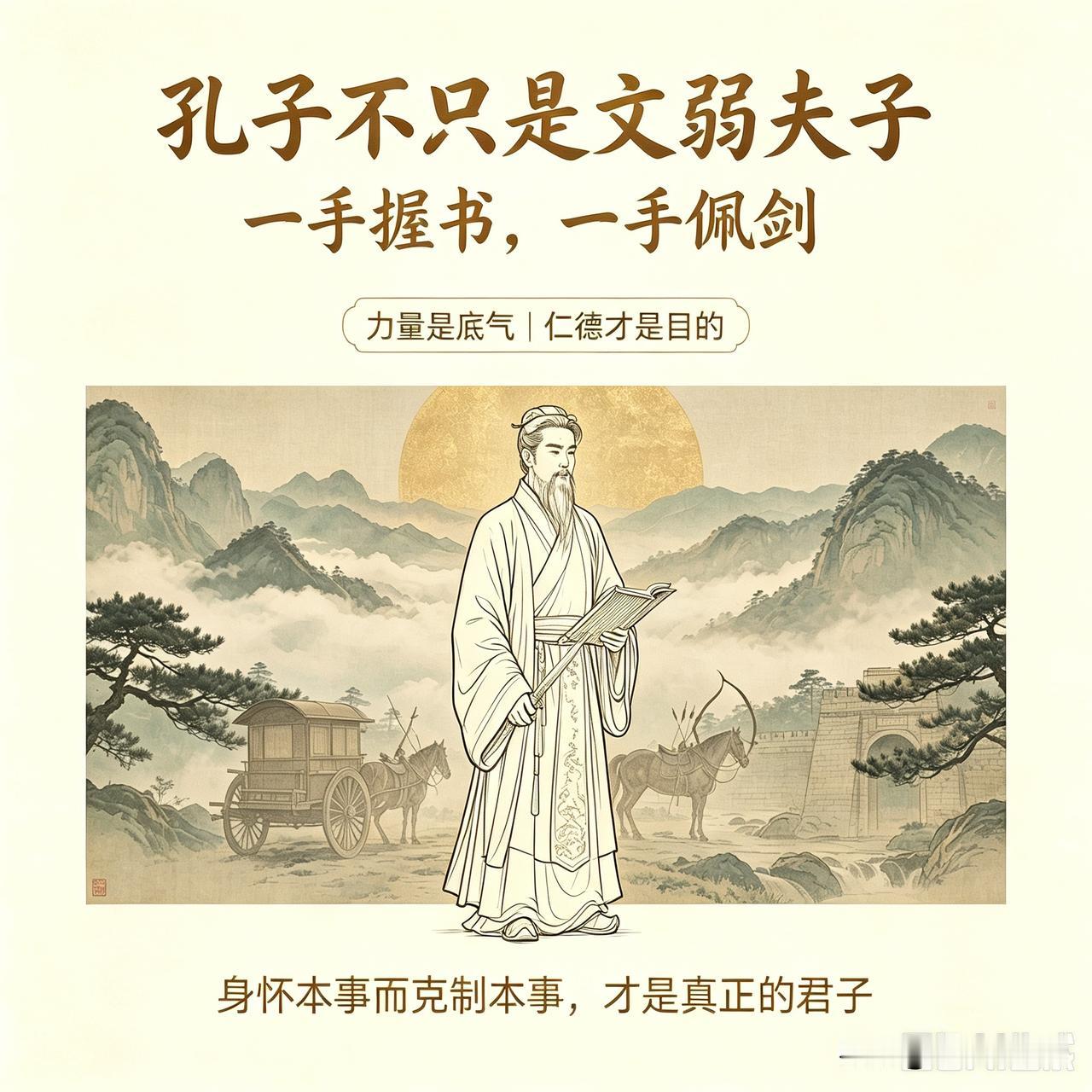 冷知识：别再以为孔子只是文弱老夫子！成语“孔武有力”原来这么来的🤔
 
提起孔