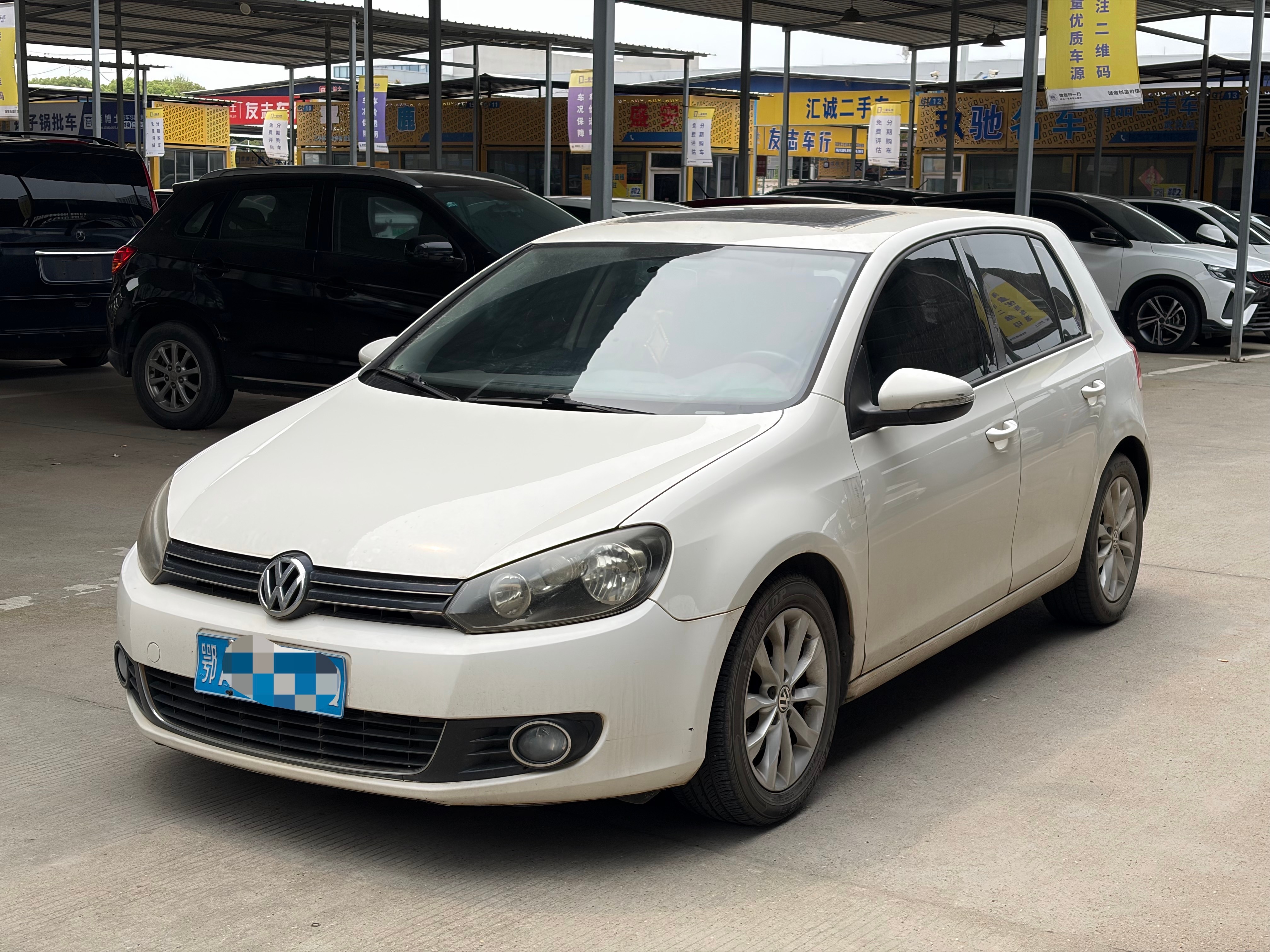 刚收了个6代高尔夫1.6L自动挡，11年上牌11万公里，两三处补漆，没事故。这车