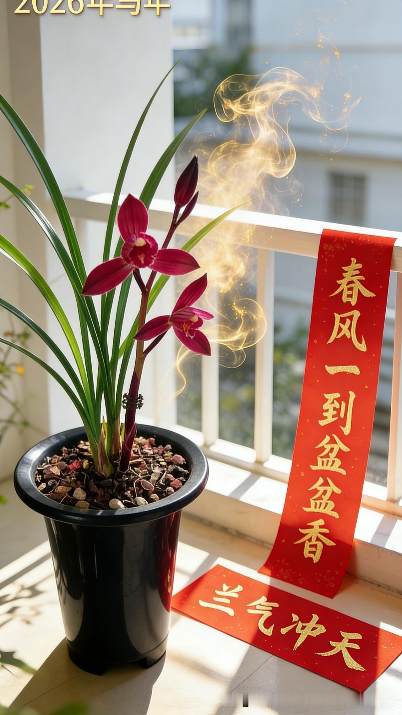 分享一张你的兰花照片求下联