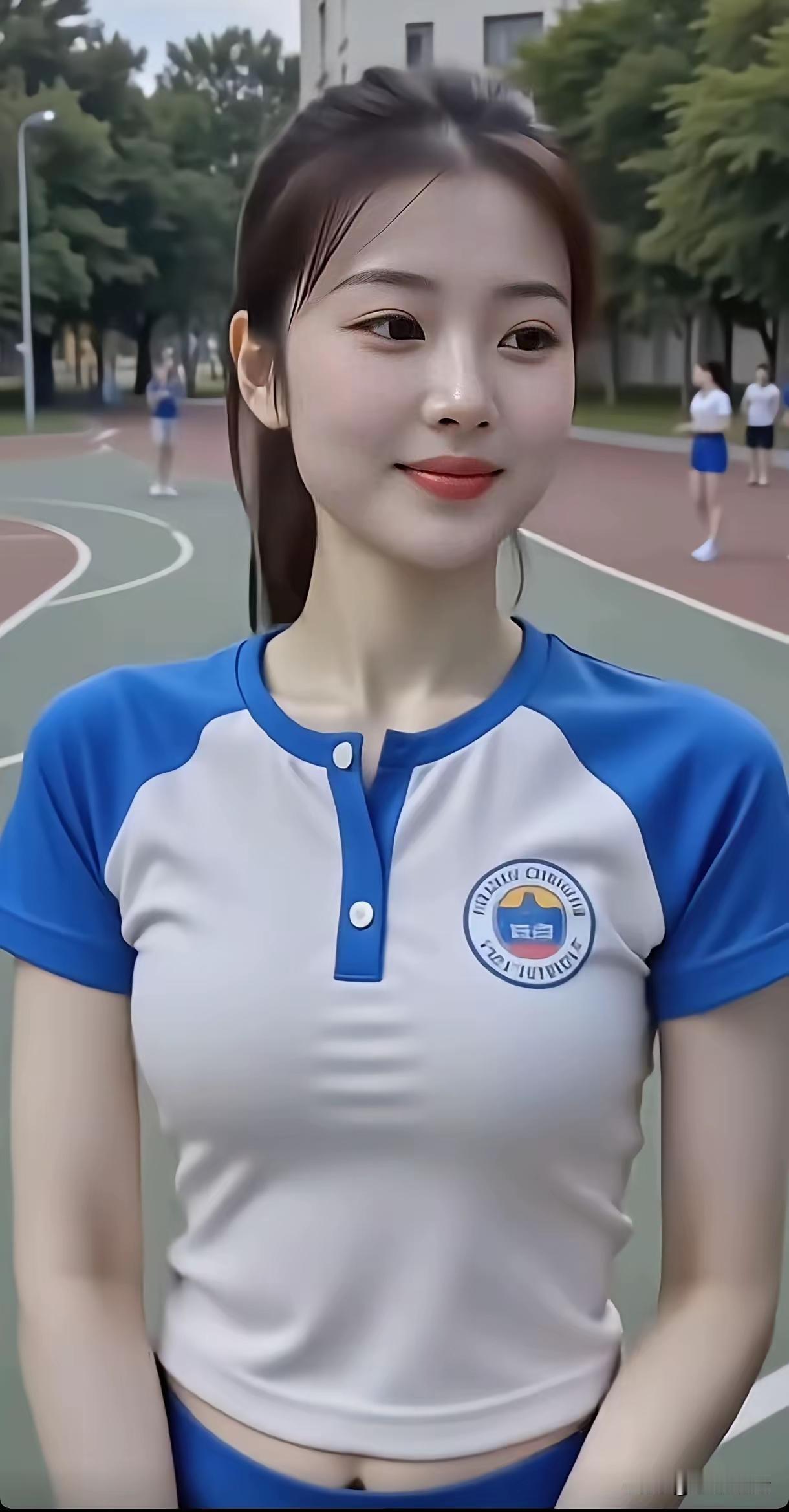 品貌俱佳，
一校之花。
学习优秀，
师生尽夸。