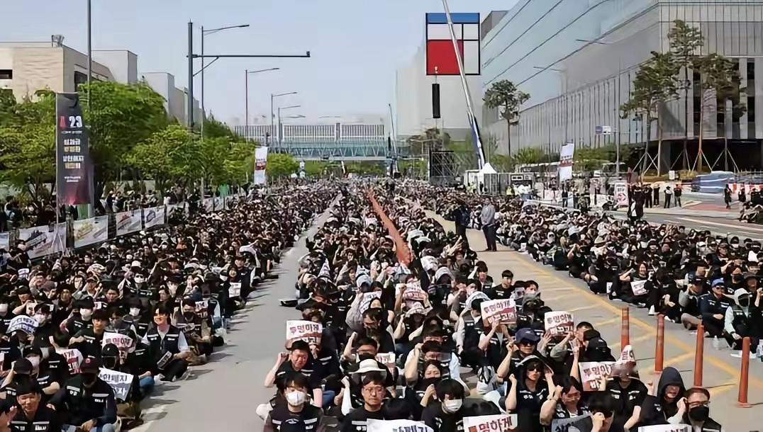 三星全国工会宣布:计划在5月21日到6月7日举行为期18天的罢工，这也是三星历史