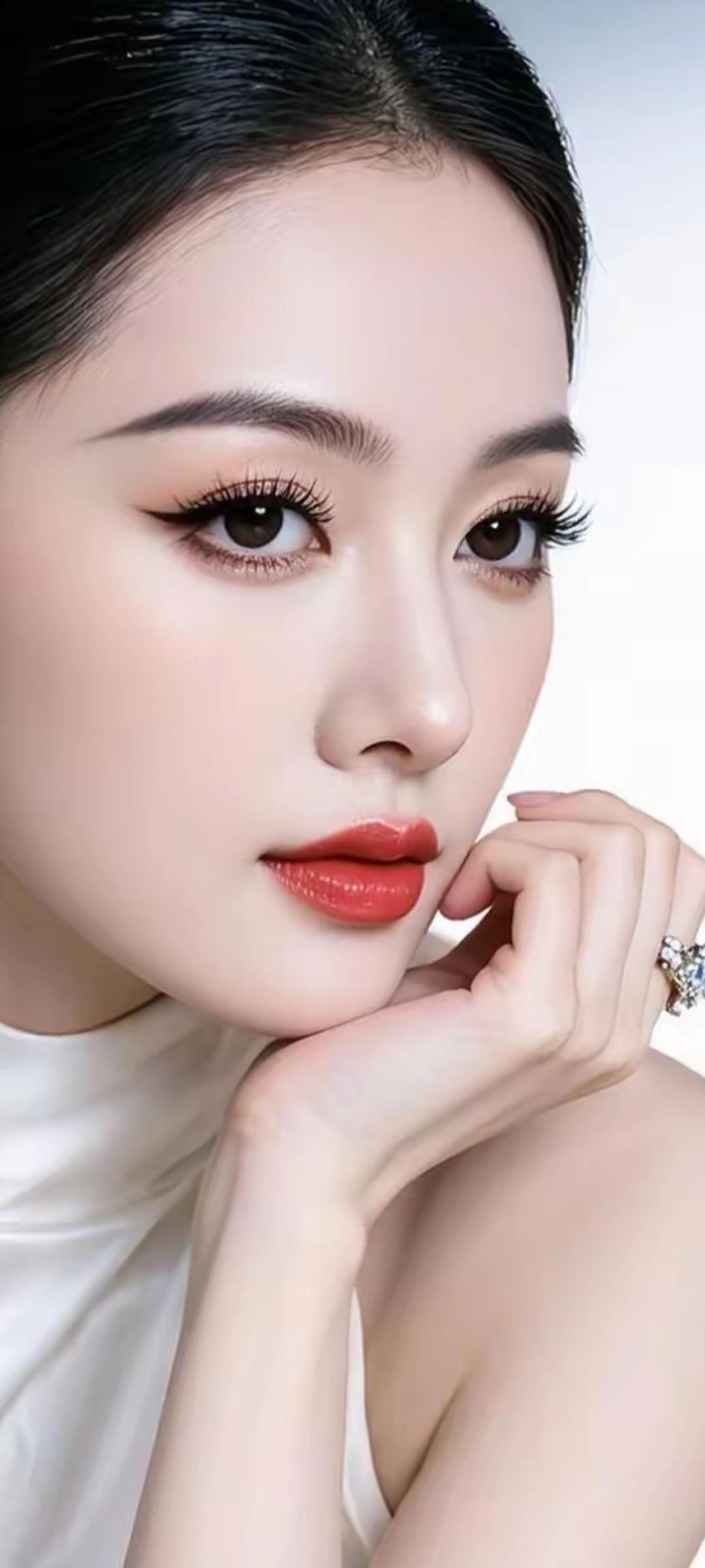 优雅红唇，气质满分！✨💄👠