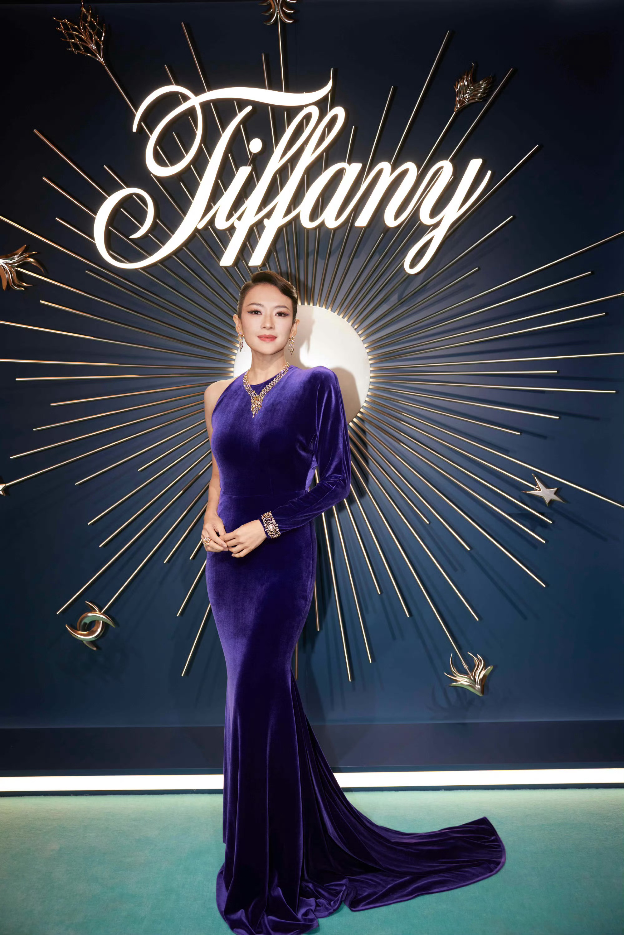 #Tiffany高珠活动##蒂芙尼BlueBook高级珠宝# 章子怡佩戴2024