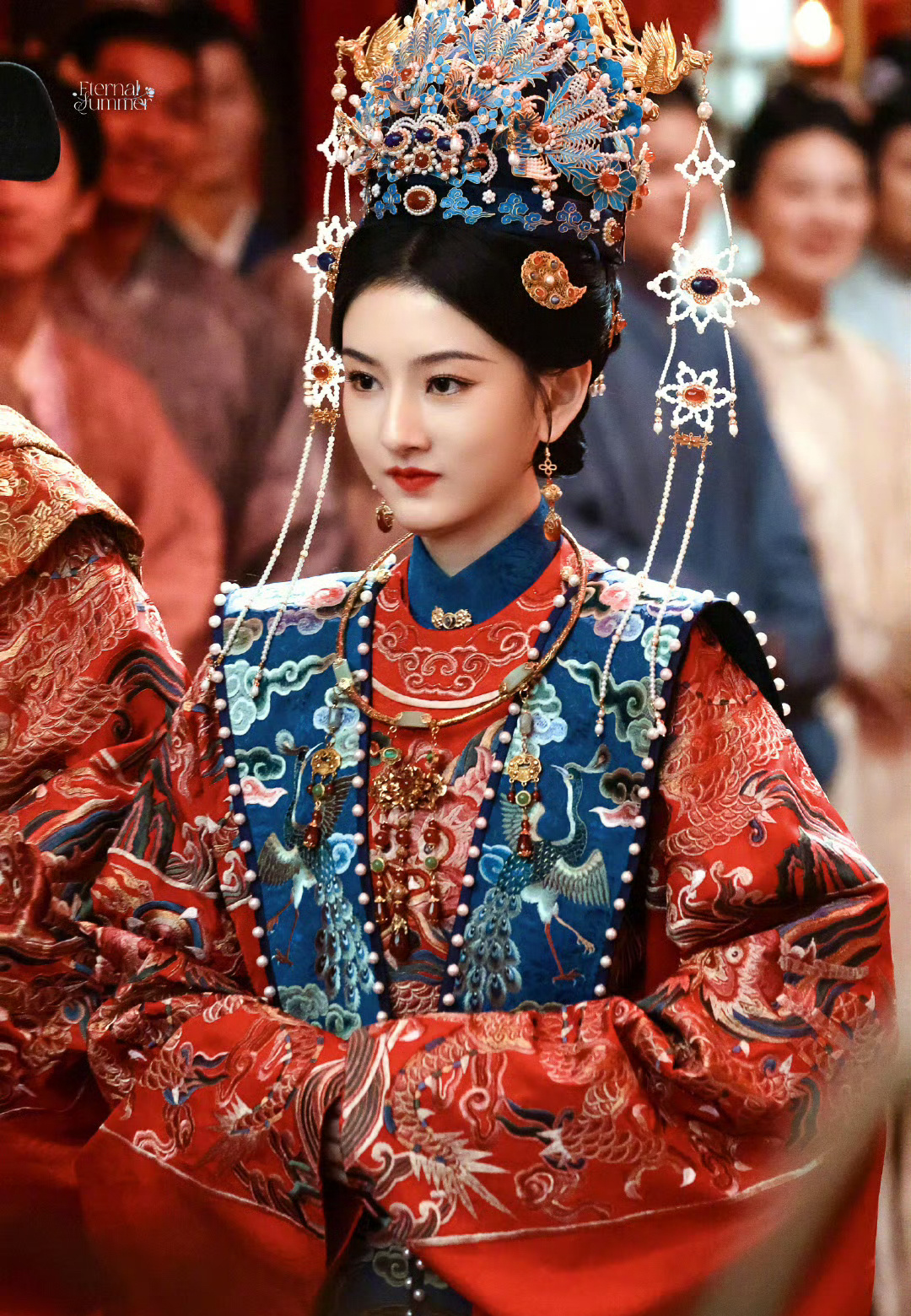 宋祖儿陈鑫海表妹万福结婚路透，这个喜庆呦～新娘的美貌，绝美！ ​​​