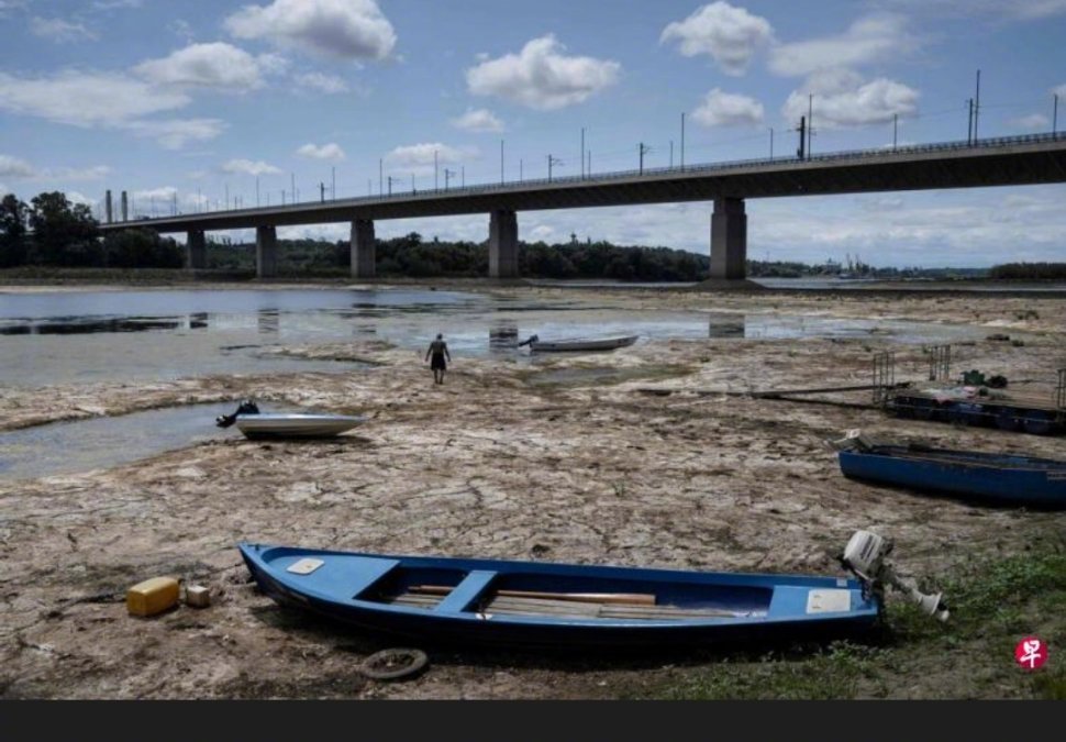 热浪席卷欧洲大片地区，欧洲第二长河流多瑙河水位本周降至历史最低点，迫使匈牙利、塞