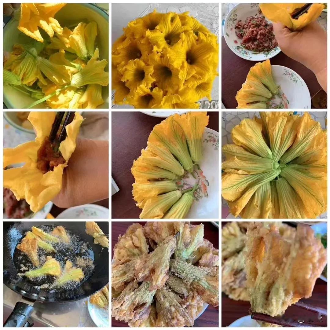 #一人食吃什么#炸南瓜花

每到季节，就会去乡下二舅家，看二舅妈做这道美食，油炸
