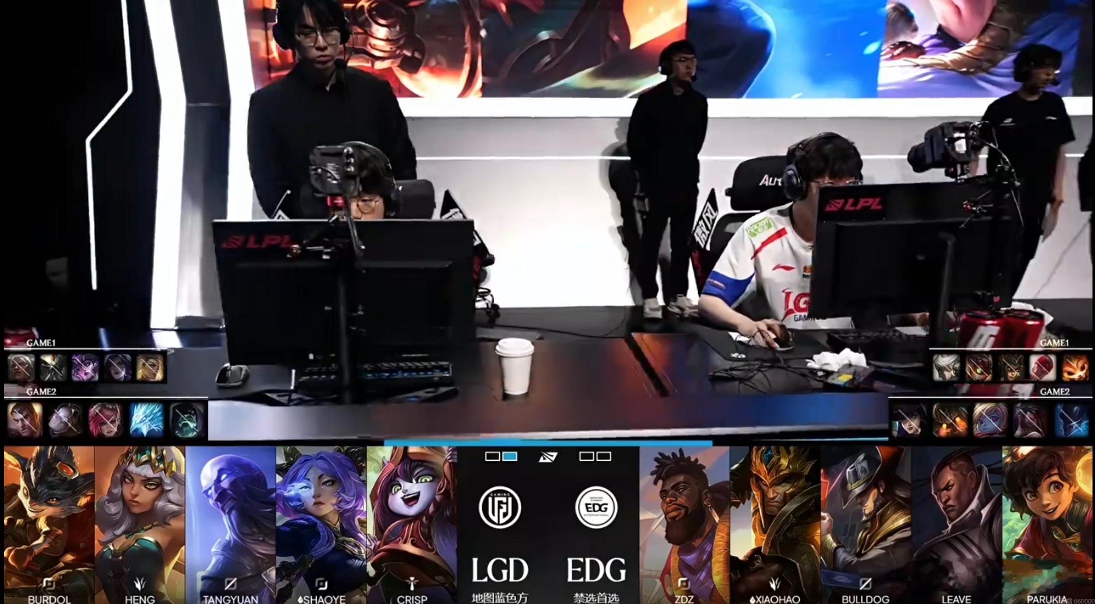 LGD 1-0 EDG第二局BP如下，你看好哪支队伍获胜呢？ lgd对战edg2
