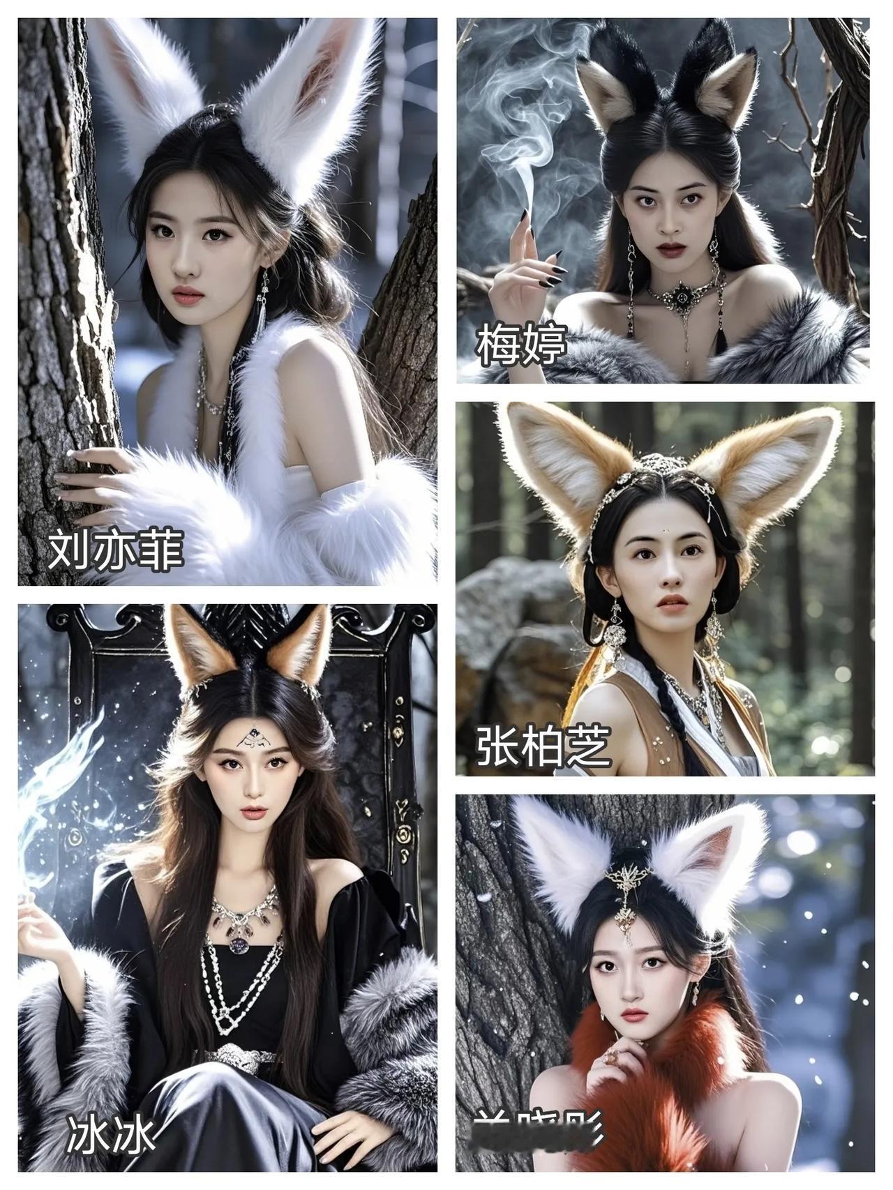 《封神》第二部选角！
下面这五位，谁更适合出演苏妲己？

1.刘亦菲：纯洁灵动，