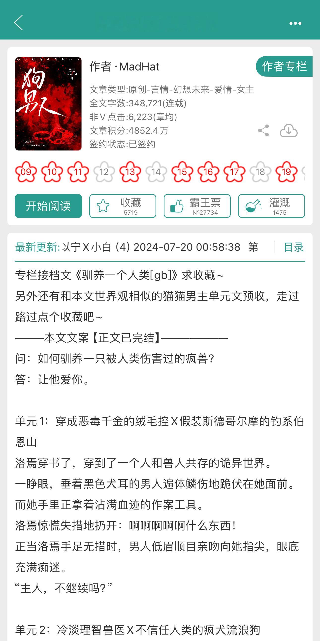 GB香香🍚 《疯犬驯养手册》MadHat单元文，分别是三个故事但在同一个世界主