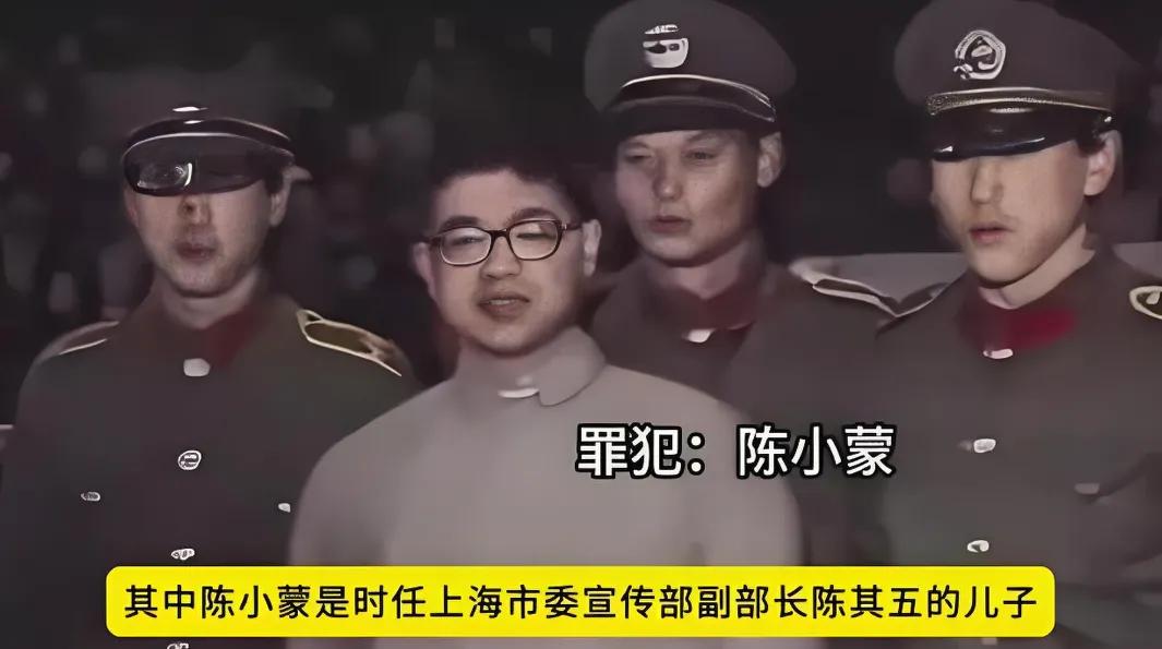 1986年2月19日，上海召开公判大会，强奸流氓大案主犯陈小蒙、胡晓阳和葛志文被