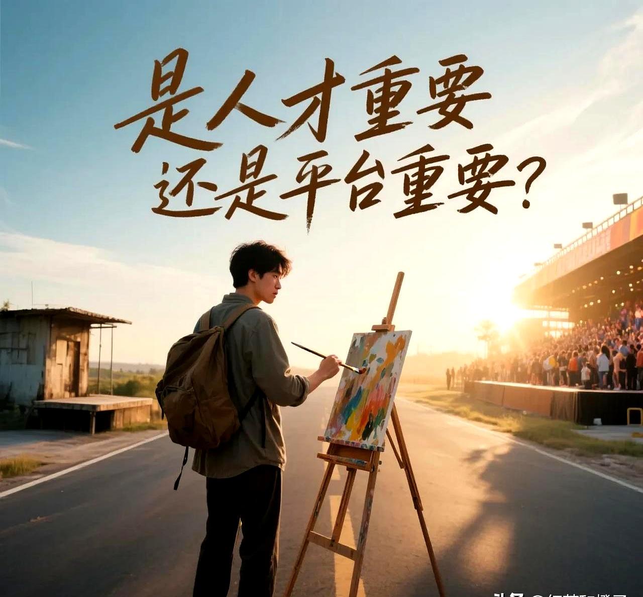 是人才重要，还是平台重要？
       人才和平台哪个重要，这是个“鸡生蛋，蛋