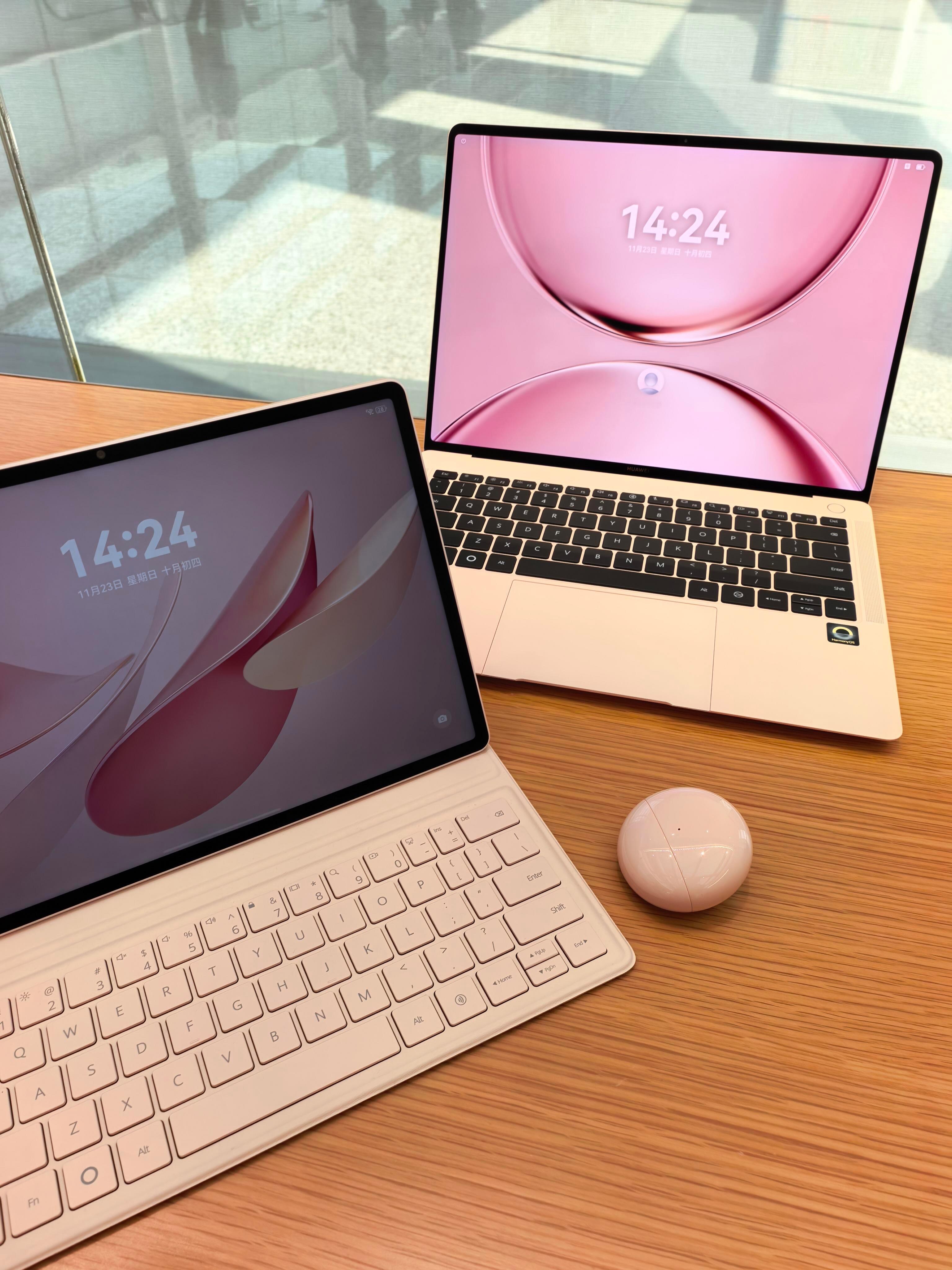 梦中情本猛男粉！从未想过会有一个粉色让我这么心动华为matebookpro