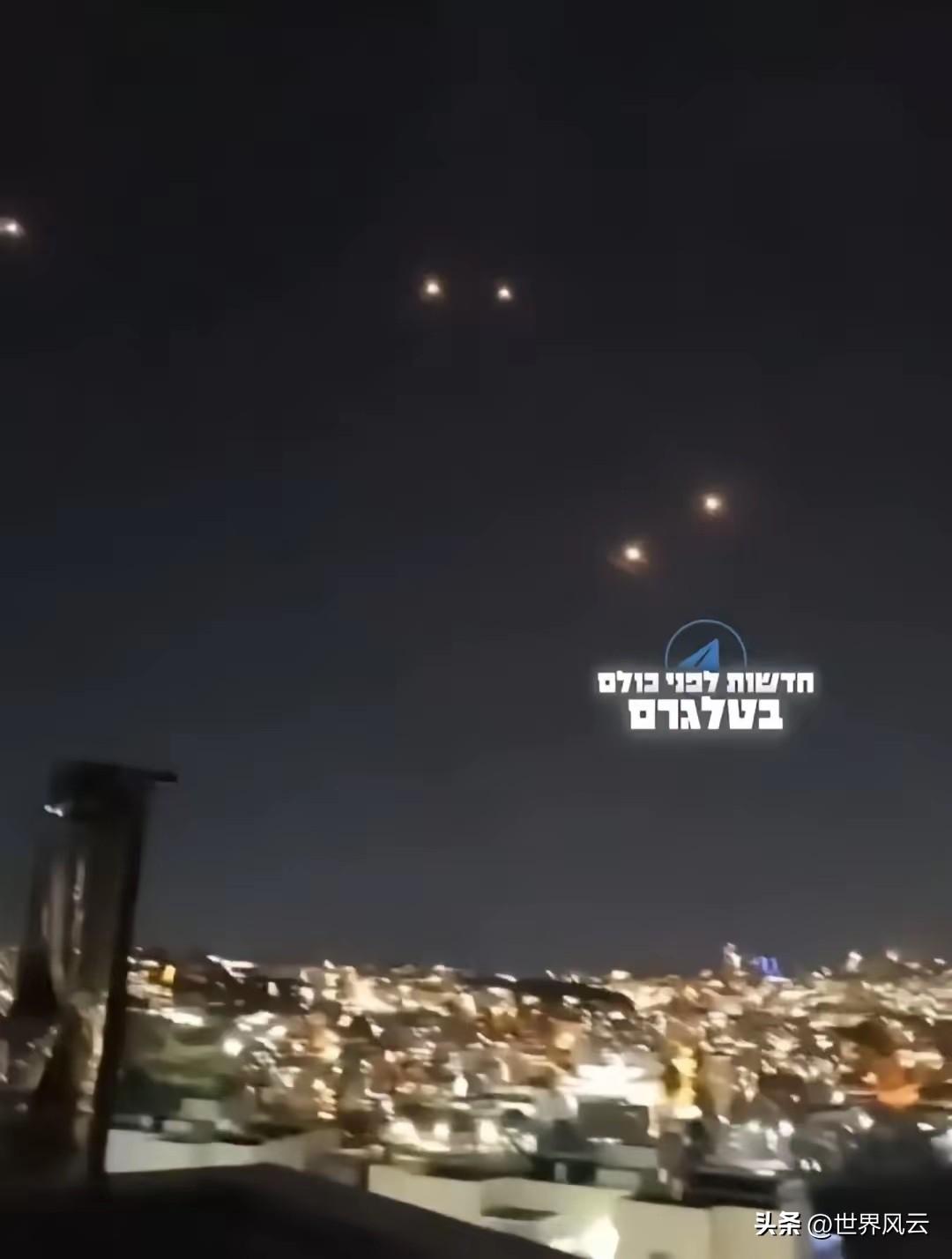 以色列地面防空系统为了拦截一枚伊朗高超声速导弹，拼了命向天上发射拦截弹，但是飞到