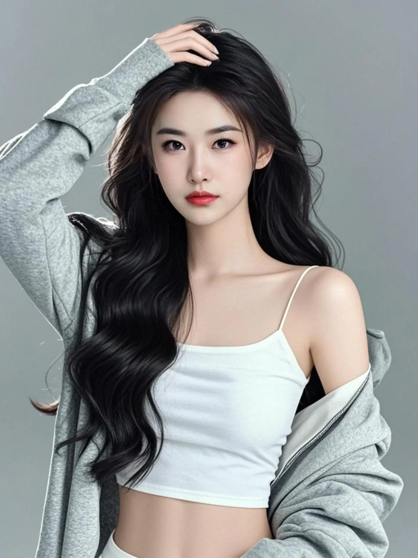 AI慵懒辣妹写真 随变ai随便玩