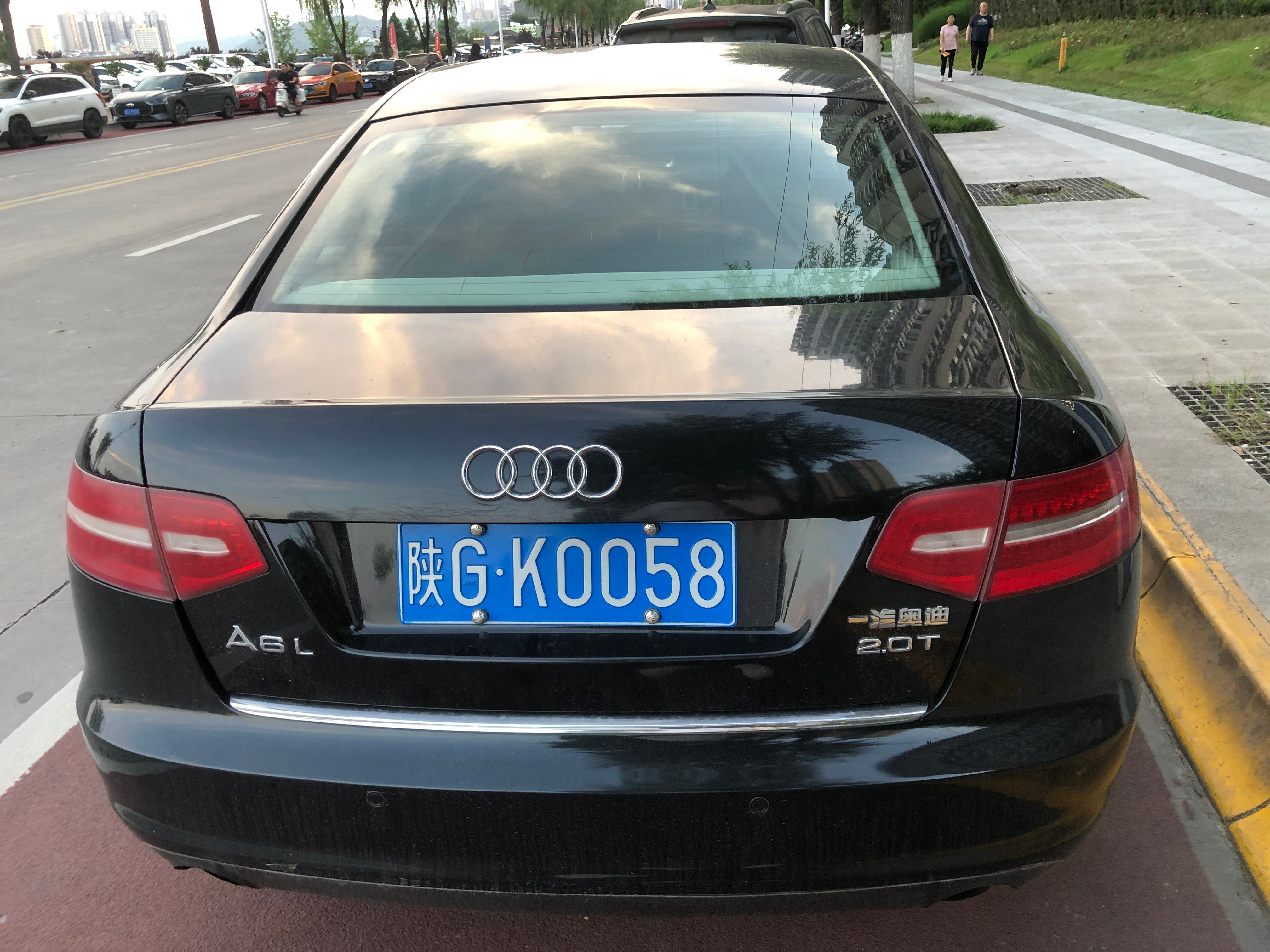 全球车牌 陕GK0058一汽奥迪我A6L  2.0T 安康