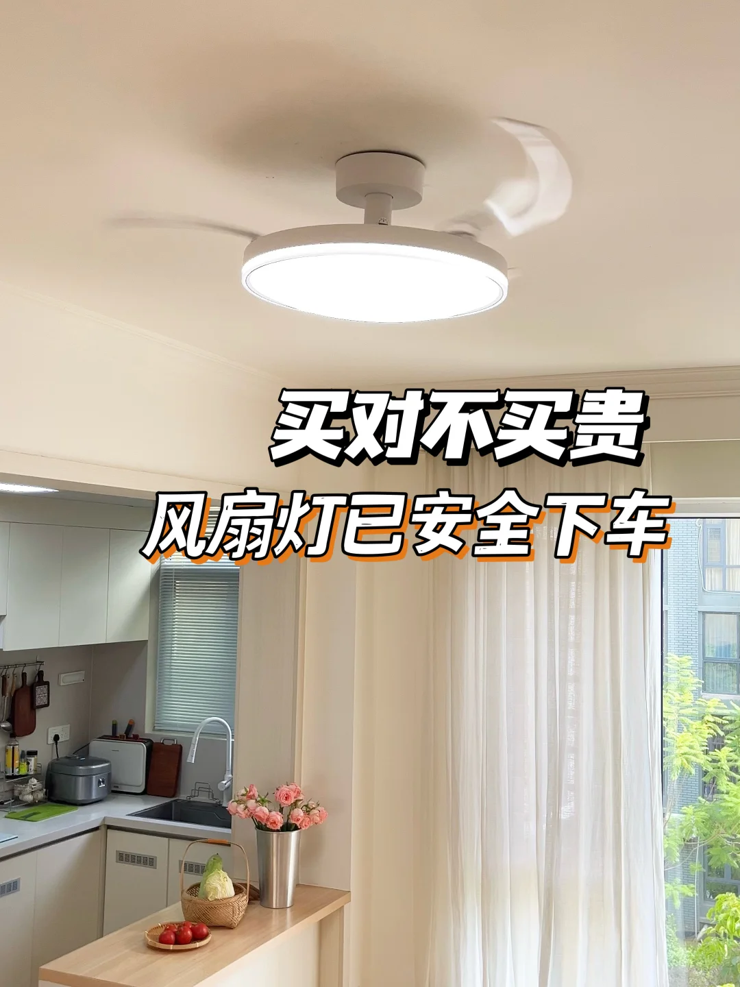 就是嘛！这才是风扇灯该有的样子