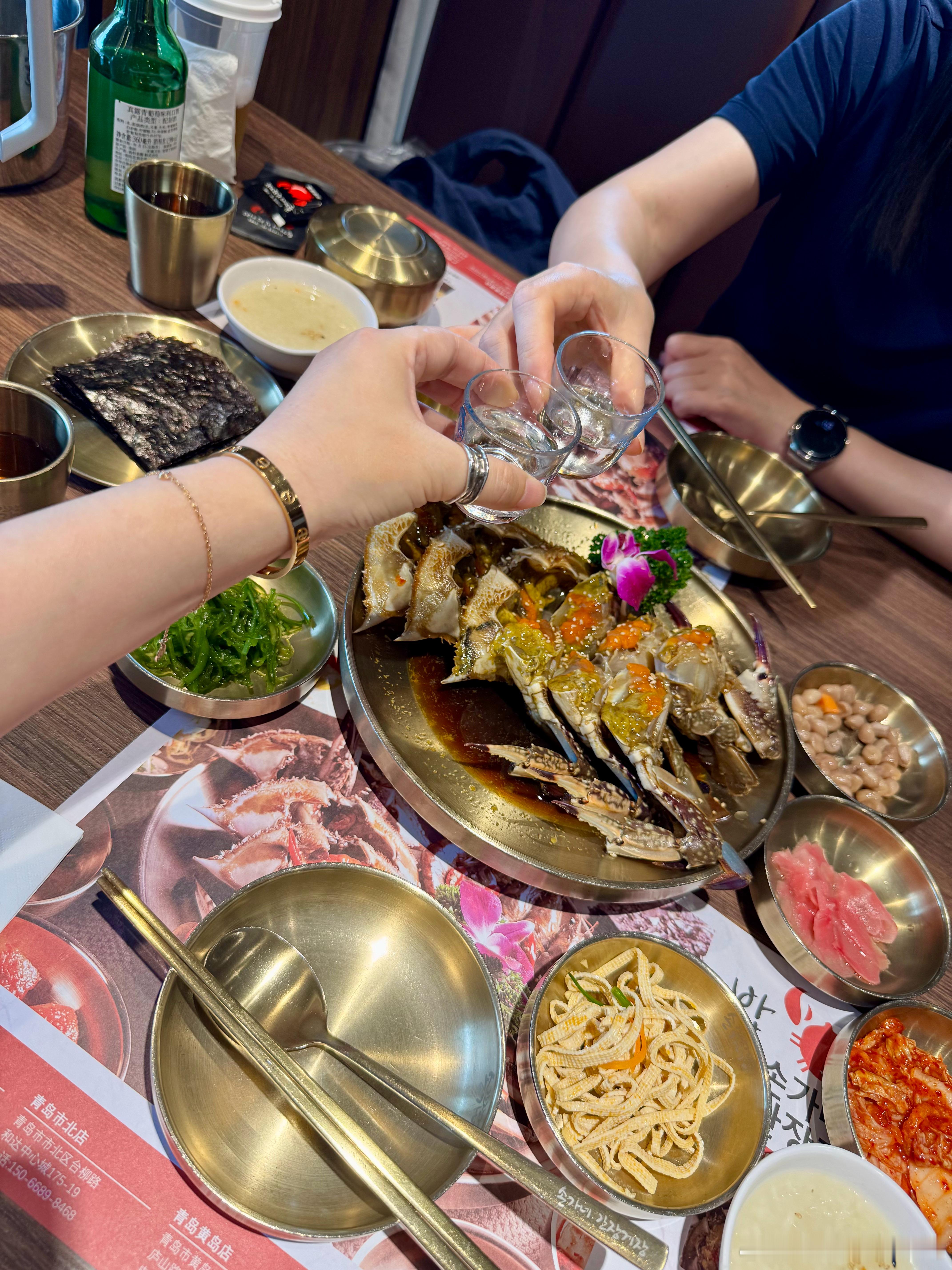 想吃，就去。韩国酱蟹，get√～ 