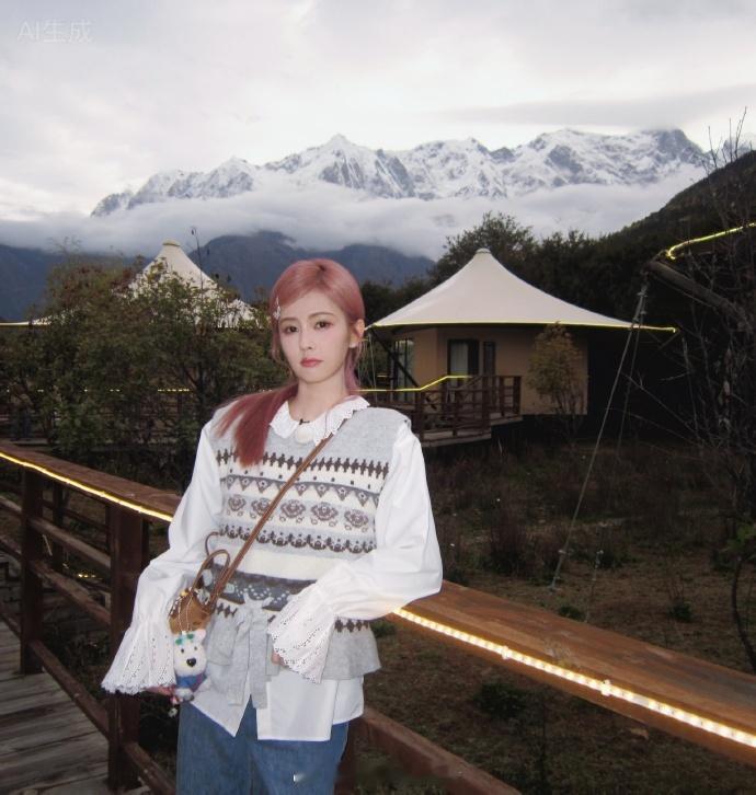 白鹿小美出片白鹿点开 ccd 白鹿点开 ccd 的瞬间太会了！“小美” 标签自带