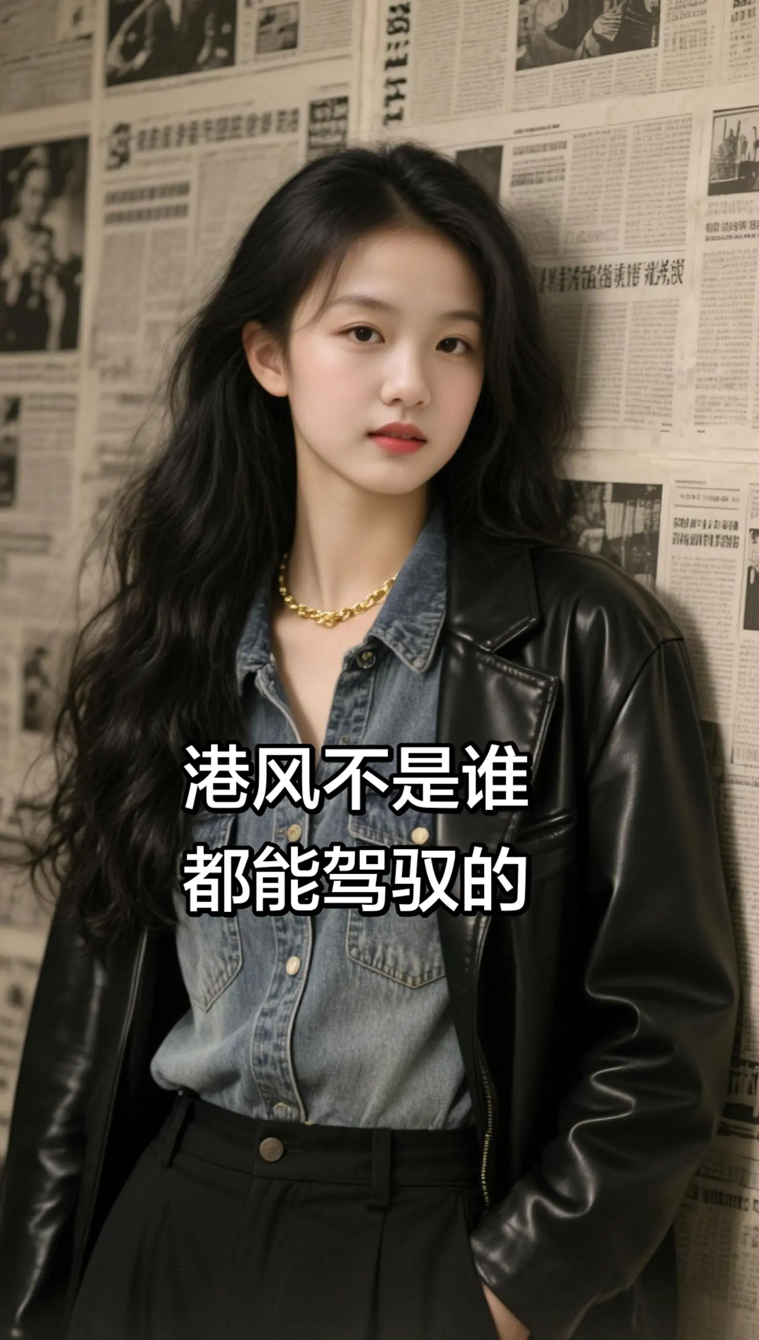 AI酷飒少女写真 随变ai随便玩