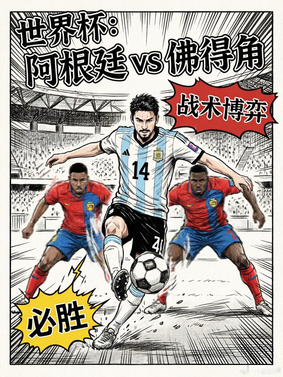 世界杯战颅，阿根廷vs佛得角，战情推演：这场的开局，很可能不是阿根廷猛扑，而是阿