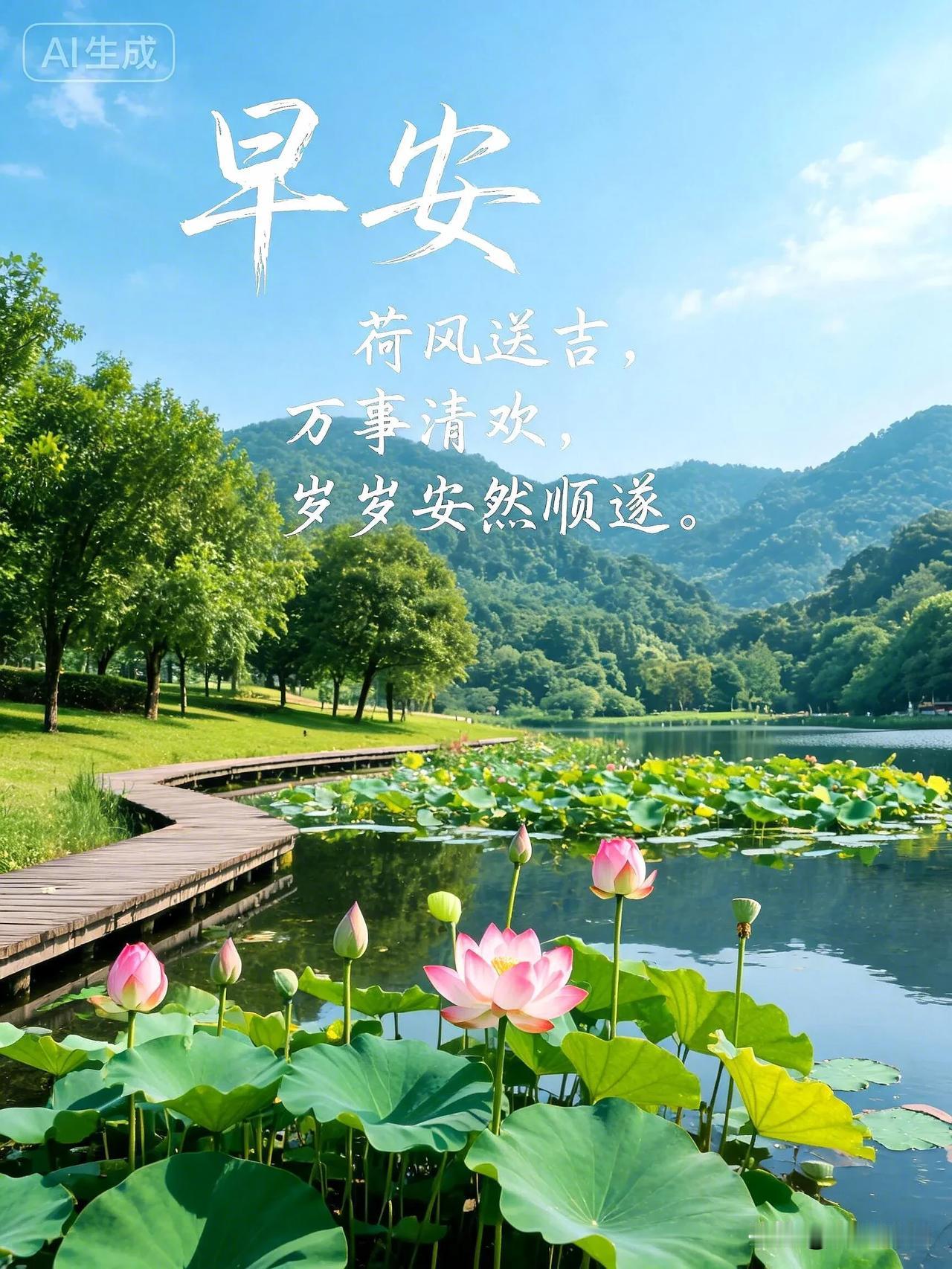 新一天如期而至，愿你平安顺遂，轻松自在。