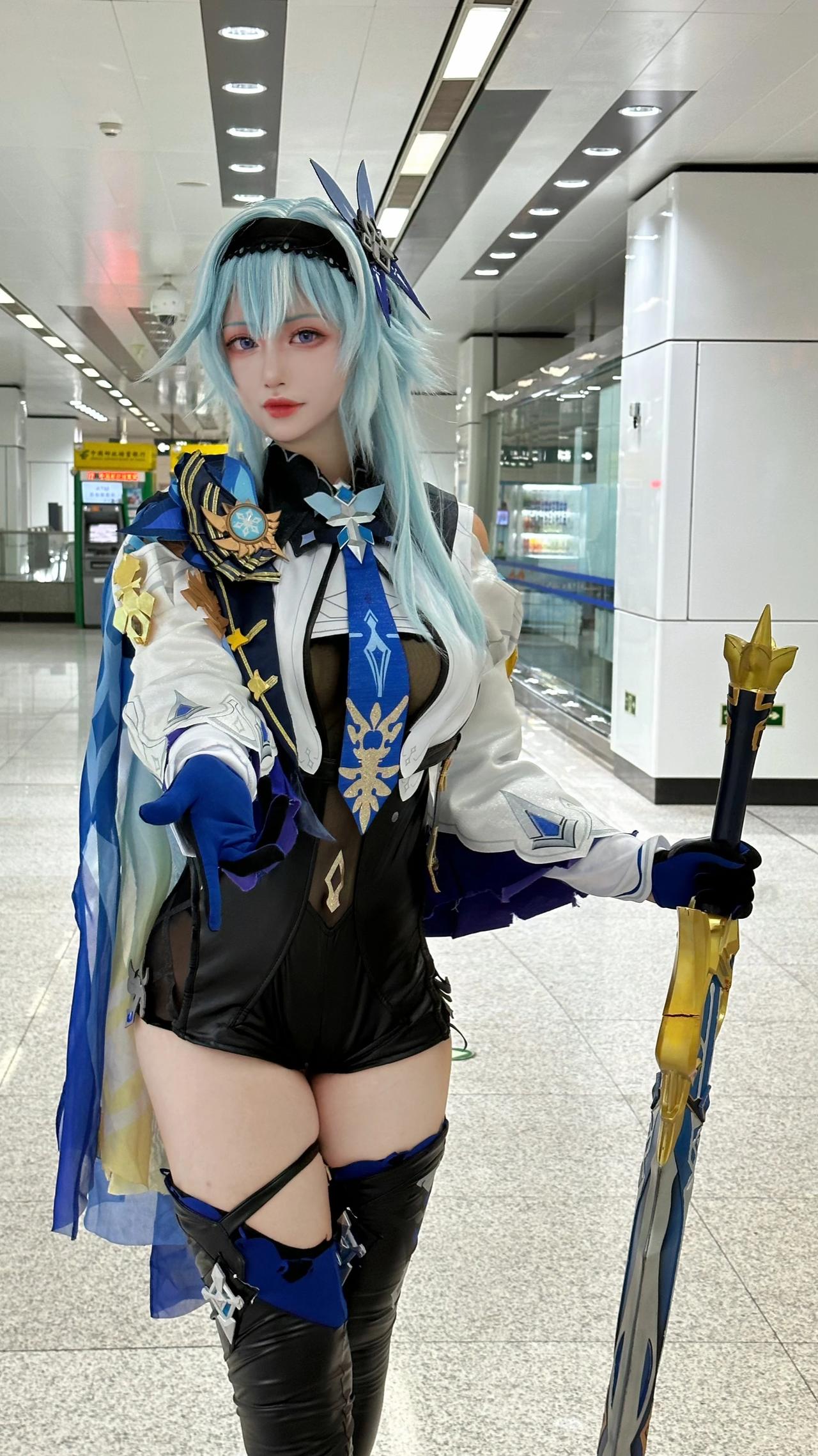 优菈大魔王来巡山喽!#游戏# #原神# #二次元#