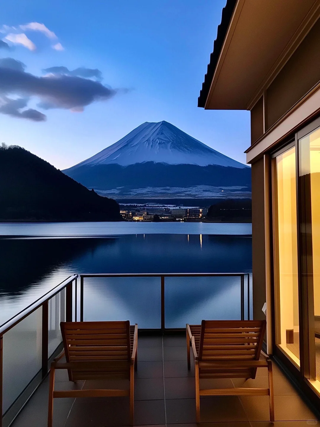 感谢男友帮我订了富士山最最最美的hotel🏨