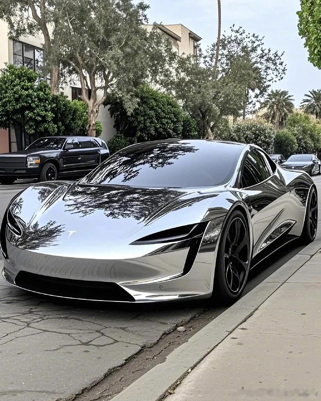 尊嘟喜欢亮银色的车，就是上不了路