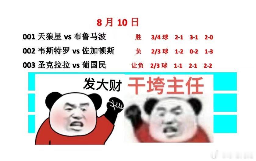 8.10今日三场赛事奉上，葡超这几天冷门居多，谨慎分析！葡超足球分析瑞典超今日足