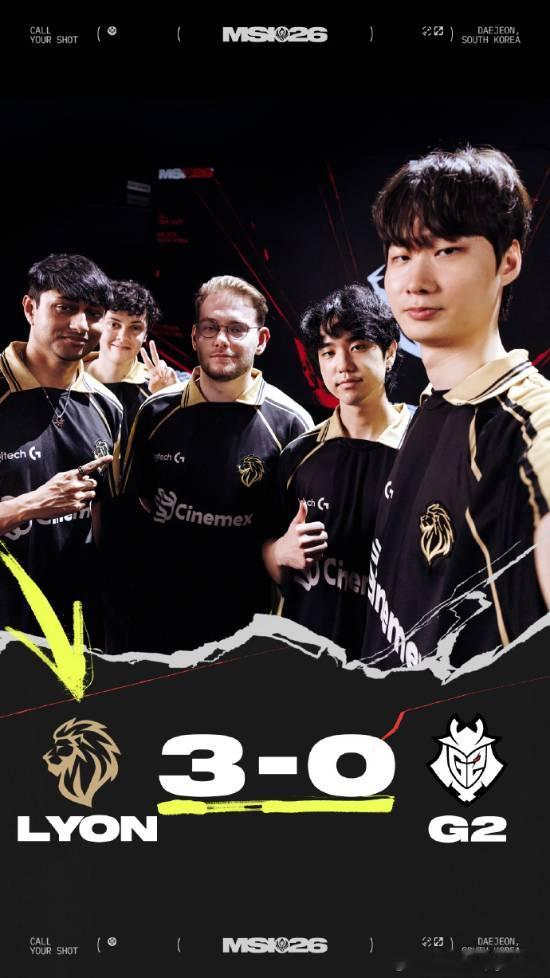 《LOL》G2战队惨遭北美3:0横扫：无缘决赛《英雄联盟》2026季中冠军赛淘汰
