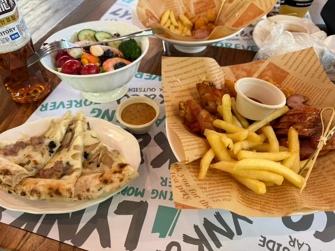 午餐午餐，沙拉披萨和小炸你们吃了啥 宁波·泰尼尼清迈小镇咖啡馆