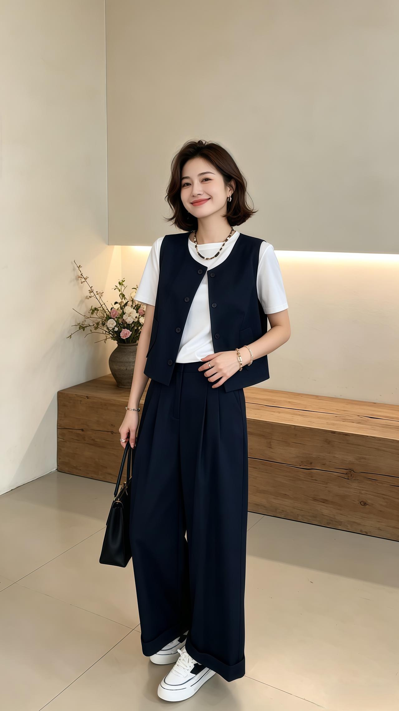 松弛感舒适套装 穿搭 穿搭vlog 韩系穿搭 ootd穿搭