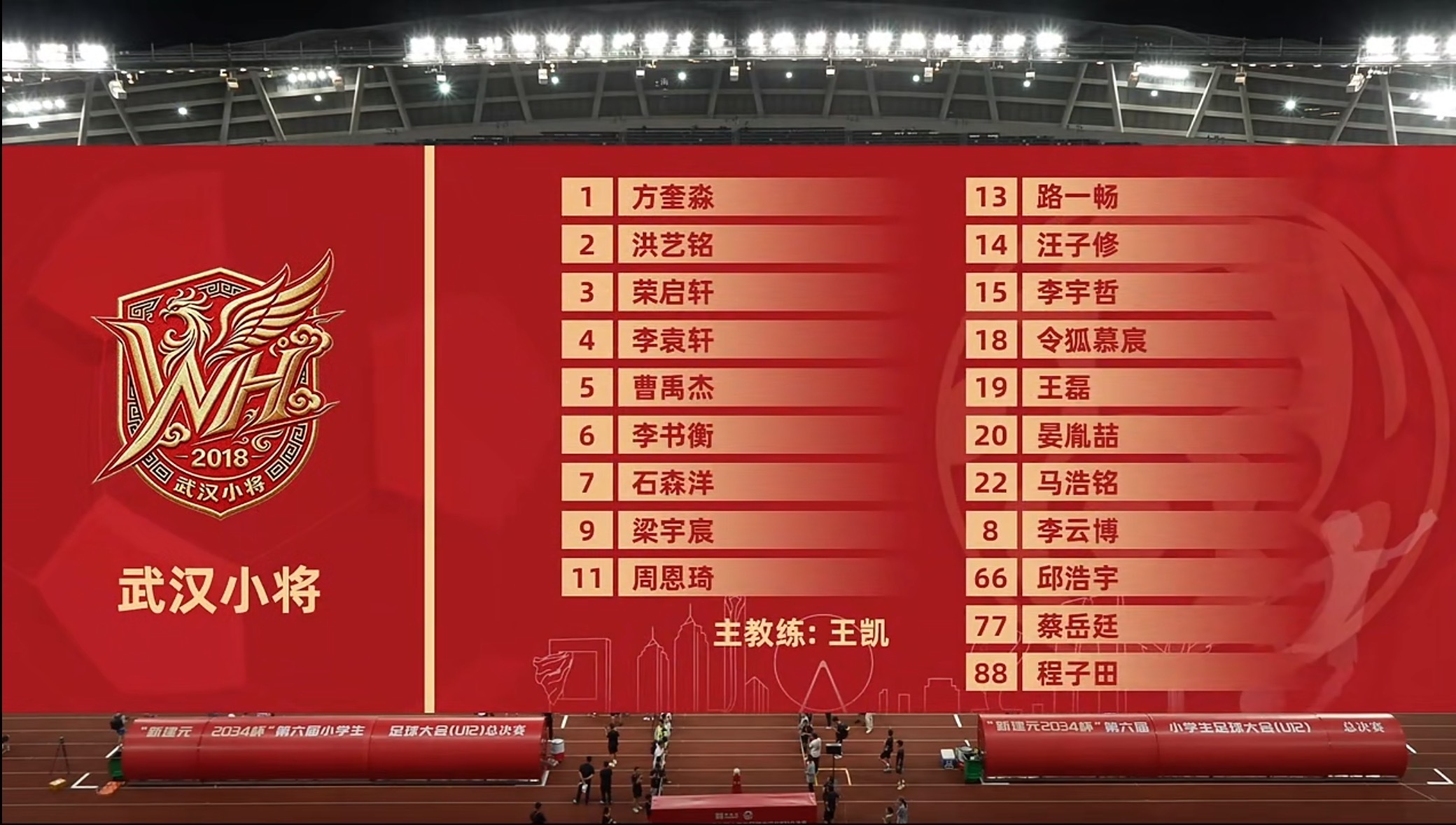 今天最期待的比赛来了，中国足球小将 VS 武汉小将2034杯