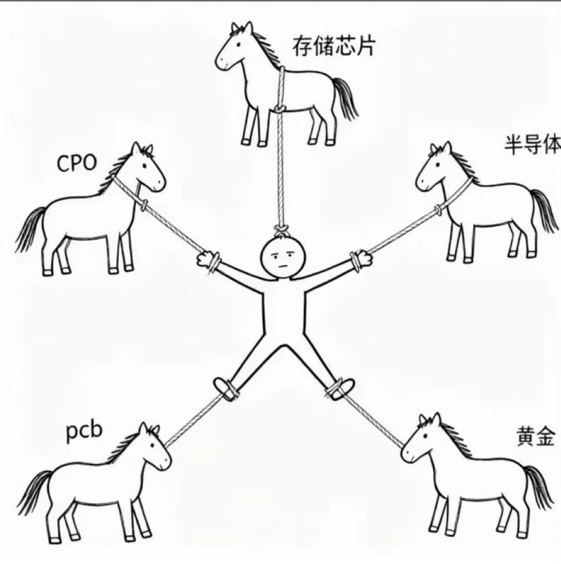 当你把鸡蛋不放在同一个篮子时就会出现下面的场景被五马分尸财经