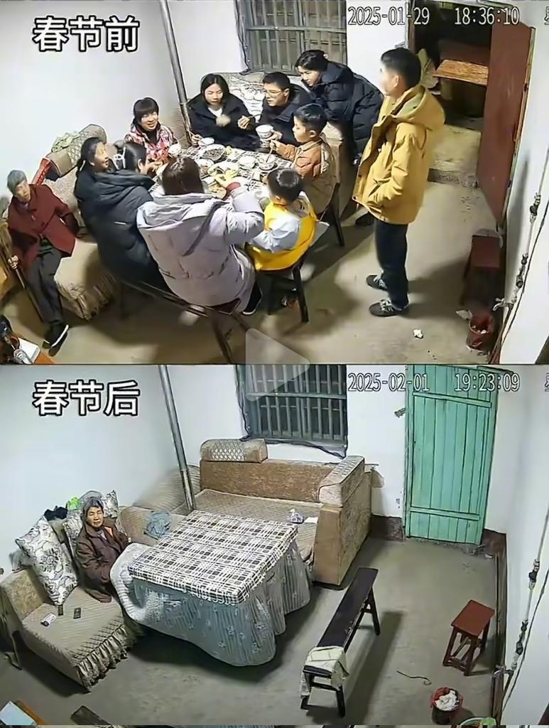 一张老图，春节对老人和留守儿童的残酷！

相比过去，现在的留守儿童肯定变少了，但