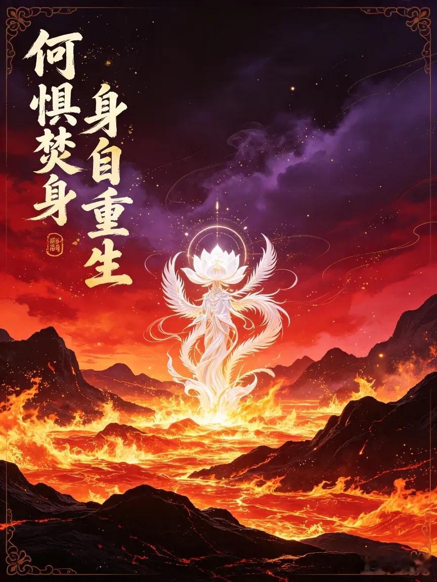 身自重生，何惧焚身。这是一种涅槃重生的信念。