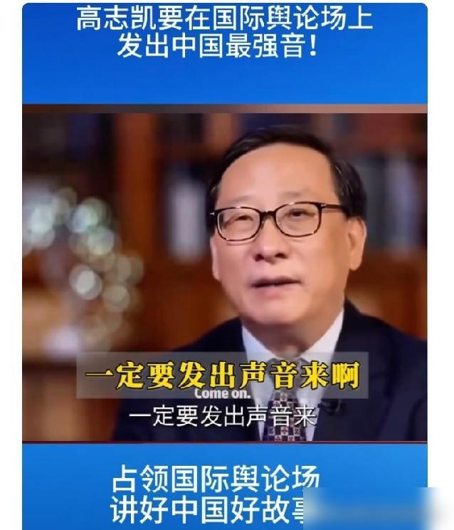 我个人觉得，高志凯说的非常有道理。

之前我还总觉得对外打交道要留三分面子，和气