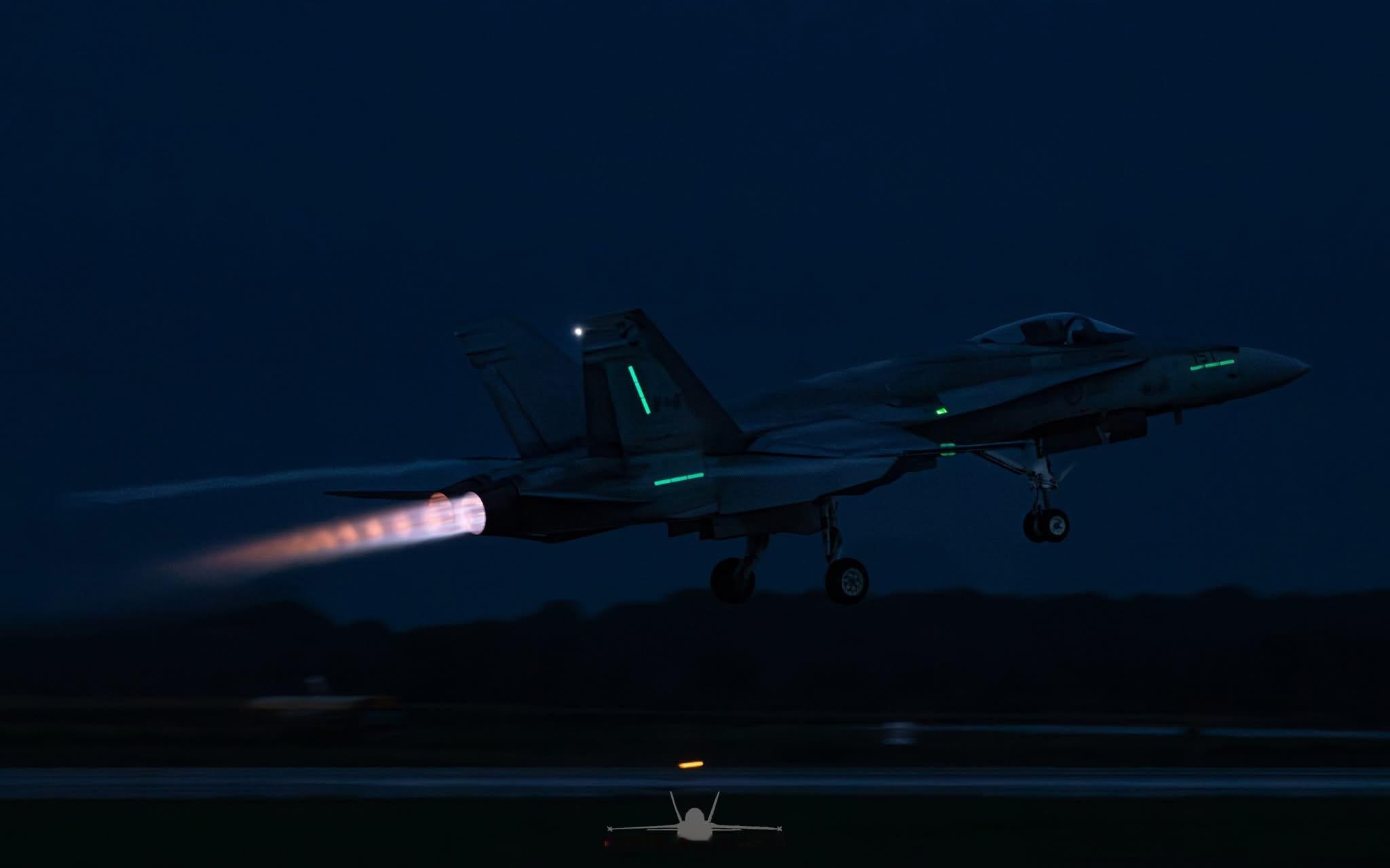军用飞机信息汇 晚安 CF18（CF-188）[飞机]加拿大空军（RCAF/AR